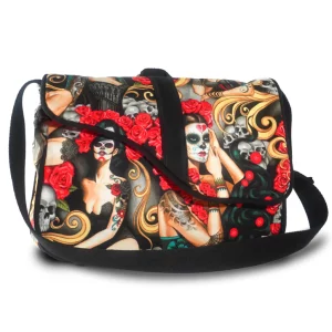 Lit Crossbody Bag in Kiss-From-The-Rose Red